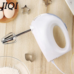 Batedeira portátil JIQI - 5 velocidades, batedor elétrico para misturas suaves